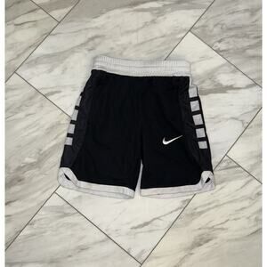 Youth Kids Nike Elite Basketball Shorts Size Small Black White Comfy Soft